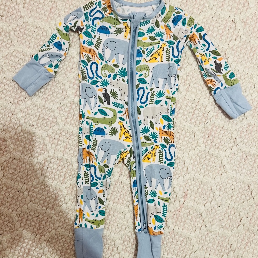 Little sleepies jungle safari footie